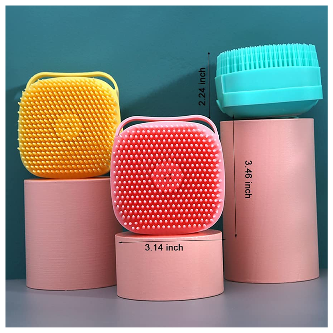 🐾 Cepillo Jabonero Masajeador para Mascotas